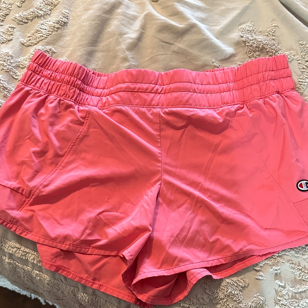 Champion Coral Pink Women's Athletic Shorts